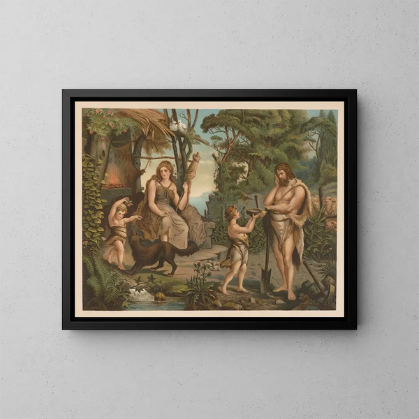 Bibel vergoldet der Klassiker - Jan Ladislaw Skora — gerahmtes Bild an der Wand