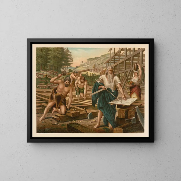 Bibel vergoldet der Klassiker - Jan Ladislaw Skora — gerahmtes Bild an der Wand