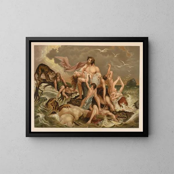 Bibel vergoldet der Klassiker - Jan Ladislaw Skora — gerahmtes Bild an der Wand