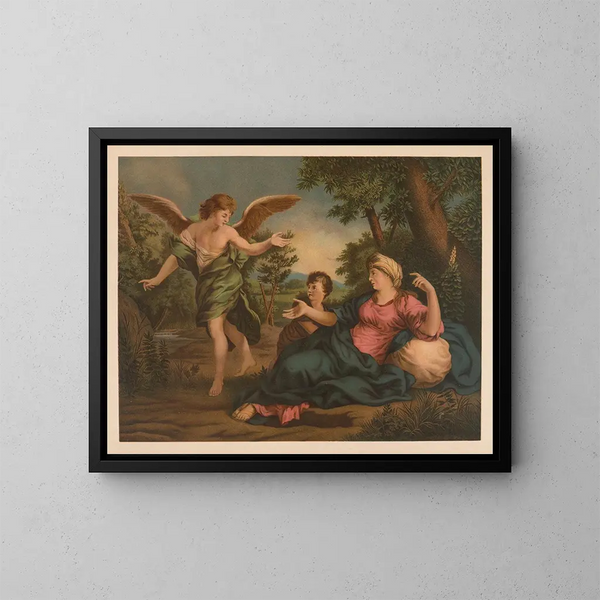 Bibel vergoldet der Klassiker - Jan Ladislaw Skora — gerahmtes Bild an der Wand