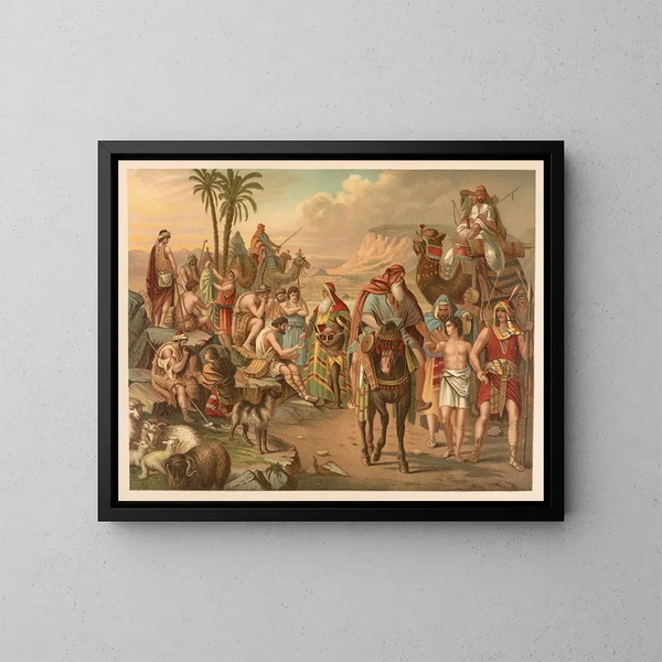 Bibel goldene der Klassiker - Jan Ladislaw Skora — gerahmtes Bild an der Wand