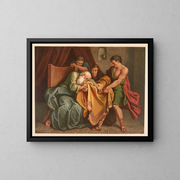 Bibel goldene der Klassiker - Jan Ladislaw Skora — gerahmtes Bild an der Wand