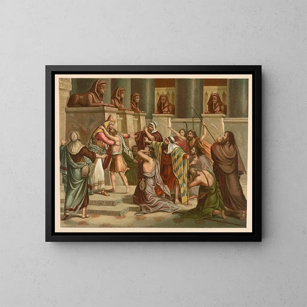 Bibel goldene der Klassiker - Jan Ladislaw Skora — gerahmtes Bild an der Wand