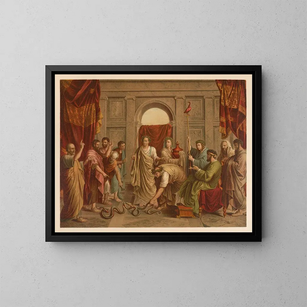 Bibel vergoldet der Klassiker Pl035 - Jan Ladislaw Skora — gerahmtes Bild an der Wand