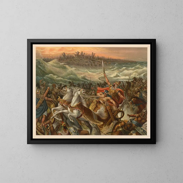 Bibel goldene der Klassiker - Jan Ladislaw Skora — gerahmtes Bild an der Wand