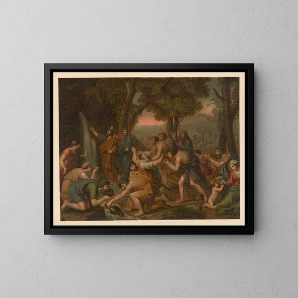 Bibel vergoldet der Klassiker - Jan Ladislaw Skora — gerahmtes Bild an der Wand