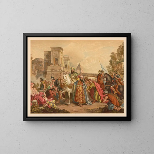 Bibel vergoldet der Klassiker Pl059 - Jan Ladislaw Skora — gerahmtes Bild an der Wand