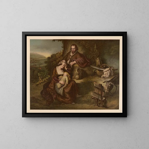 Bibel goldene der Klassiker - Jan Ladislaw Skora — gerahmtes Bild an der Wand