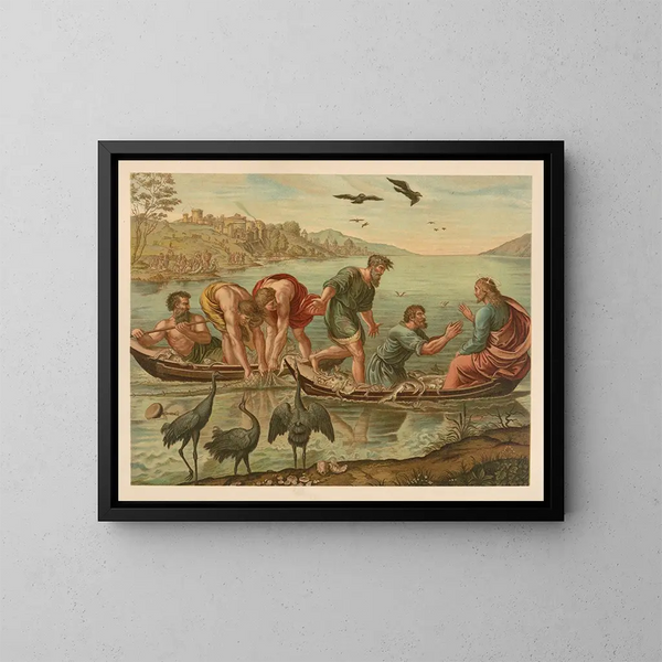Bibel vergoldet der Klassiker - Jan Ladislaw Skora — gerahmtes Bild an der Wand