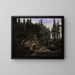 Ein italienische Landschaft mit Figuren und Vieh - Jan Lapp — gerahmtes Bild an der Wand