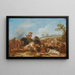 Engagement de cavalerie - Jan Martszen de Jonge — gerahmtes Bild an der Wand