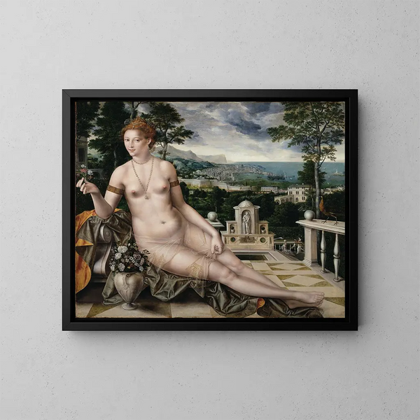 Venus von Cythera - Jan Massys — gerahmtes Bild an der Wand