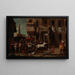 La Course des chevaux berbères à Rome - Jan Miel — gerahmtes Bild an der Wand