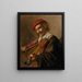 Der Geiger - Jan Miense Molenaer — gerahmtes Bild an der Wand