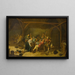 Der König trinkt - Jan Miense Molenaer — gerahmtes Bild an der Wand