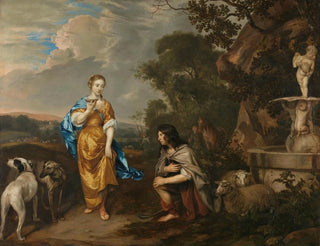 Jan Mijtens - Double portrait of a young couple as Granida and Daiphilo.webp