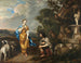 Granida und Daiphilo, Doppelporträt eines jungen Paares - Jan Mijtens — Ansicht des Kunstwerks