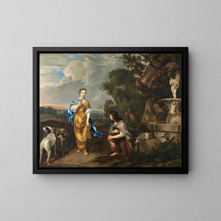 Jan Mijtens - Granida and Daiphilo Double portrait of a young couple.webp