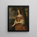 Maria de Witte Françoisdr née en 1616, épouse de Johan van Beaumont - Jan Mijtens — gerahmtes Bild an der Wand