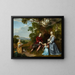 Portrait der Familie van der Graeff - Jan Mijtens — gerahmtes Bild an der Wand
