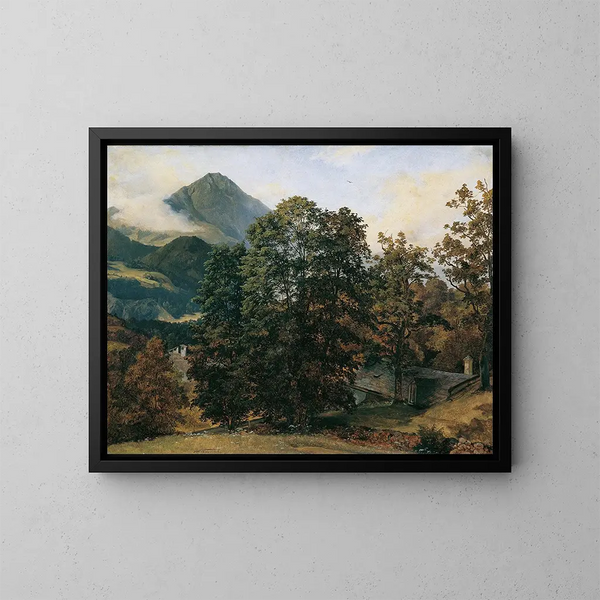 Berchtesgaden - Jan Nowopack — gerahmtes Bild an der Wand