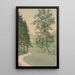 Sentier de montagne - Jan Nowopack — gerahmtes Bild an der Wand