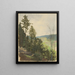 Scrub Hill - Jan Nowopack — gerahmtes Bild an der Wand