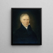 Portrait von Heinrich Gottfried Theodor Crone, Gründer der Gesellschaft H. G. Th. Crone & Co. in Amsterdam - Jan Philip Simon — gerahmtes Bild an der Wand