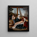 Trauer - Jan Provoost — gerahmtes Bild an der Wand