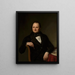 Portrait des Architekten Andrzej Gołaski - Jan Sikorski — gerahmtes Bild an der Wand