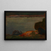 Abend am Dnipro-Fluss - Jan Stanisławski — gerahmtes Bild an der Wand
