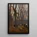 Fragment des Parks Planty - Jan Stanisławski — gerahmtes Bild an der Wand