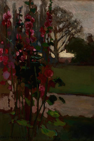 Jan Stanislawski - Hollyhocks Polish Autumn.webp