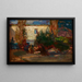 Haus unter den Bäumen - Jan Stanisławski — gerahmtes Bild an der Wand