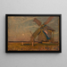 Landschaft mit Windmühlen - Jan Stanisławski — gerahmtes Bild an der Wand