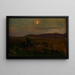 Mondaufgang - Jan Stanisławski — gerahmtes Bild an der Wand