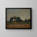 Bäume auf der Wiese - Jan Stanisławski — gerahmtes Bild an der Wand