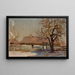 Winterlandschaft - Jan Stanisławski — gerahmtes Bild an der Wand