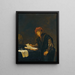 Eine Lesung für die Jungen - Jan Steen — gerahmtes Bild an der Wand