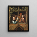Rhétoriker am Fenster - Jan Steen — gerahmtes Bild an der Wand