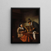 Die Hersteller von Kerzen - Jan Steen — gerahmtes Bild an der Wand