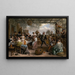 Das tanzende Paar - Jan Steen — gerahmtes Bild an der Wand