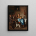 Die Ballettstunde - Jan Steen — gerahmtes Bild an der Wand