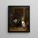 Die Arztbesuch - Jan Steen — gerahmtes Bild an der Wand