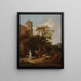 Die Wahrsagerin - Jan Steen — gerahmtes Bild an der Wand