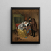 Die kranke Frau - Jan Steen — gerahmtes Bild an der Wand