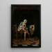 Frau bei ihrer Toilette - Jan Steen — gerahmtes Bild an der Wand