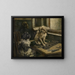 Hunde - Jan Stobbaerts — gerahmtes Bild an der Wand