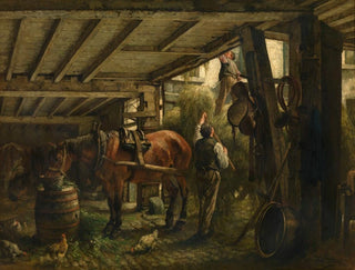 Heuwagen - Jan Stobbaerts — Ansicht des Kunstwerks