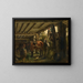 Heuwagen - Jan Stobbaerts — gerahmtes Bild an der Wand